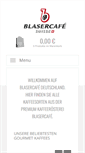Mobile Screenshot of blaser-cafe.de